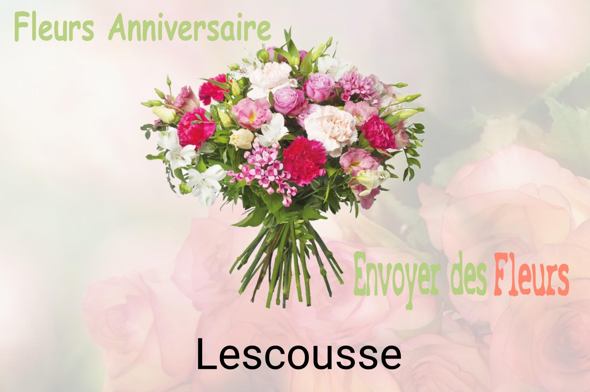 Bouquet de fleurs d’anniversaire livré à Lescousse
